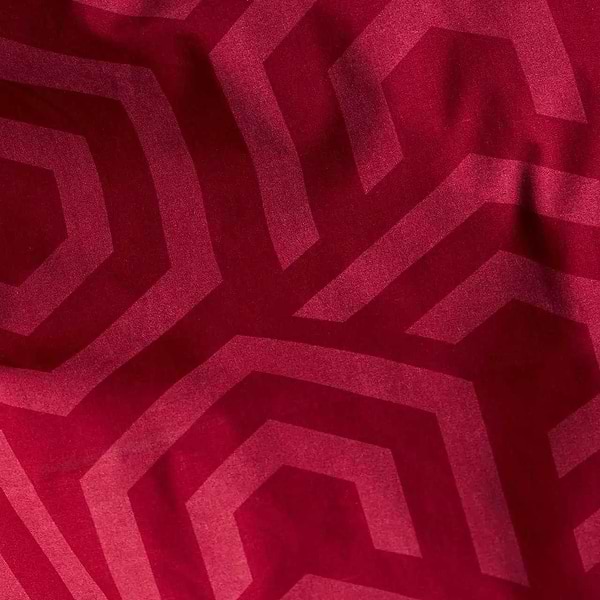 Фото - Комплект постільної білизни Moon&Star Бязь Gold Люкс Burgundy Charm 180х220 см нав. 70х70 2 шт. (MS-880000065)