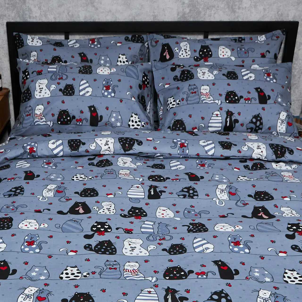 Наволочка Moon&Star Бязь Gold Люкс Feline Fun 60х60 см 2 шт. (MS-840000844)