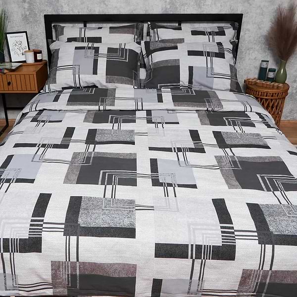 Фото - Комплект постельного белья Moon&Star Бязь Gold Люкс Modern Vision 160х220 нав. 2х40х60 (MS-820006530)