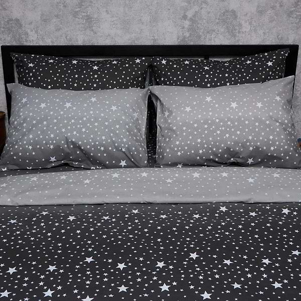 Фото - Комплект постельного белья Moon&Star Бязь Gold Люкс Night Sky 160х220 нав. 2х40х60 (MS-820006600)