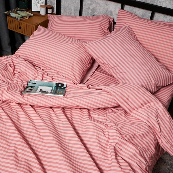 Фото - Комплект постільної білизни Moon&Star Бязь Gold Люкс «Pink Whisper» 143х210 см нав. 2х70х70 (MS-820006632)