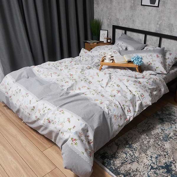 Фото - Комплект постельного белья Moon&Star Бязь Gold Люкс Romantic Bloom 143х210 нав. 2х50х70 (MS-820006806)