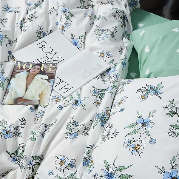 Фото - Комплект постельного белья Moon&Star Бязь Gold Люкс Spring Harmony 175х210 нав. 4х50х70 (MS-820006973)