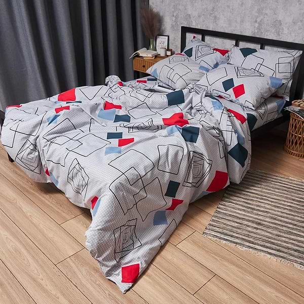 Фото - Комплект постельного белья Moon&Star Бязь Gold Люкс «Urban Grid» 200х220 нав. 2х70х70 (MS-820007117)