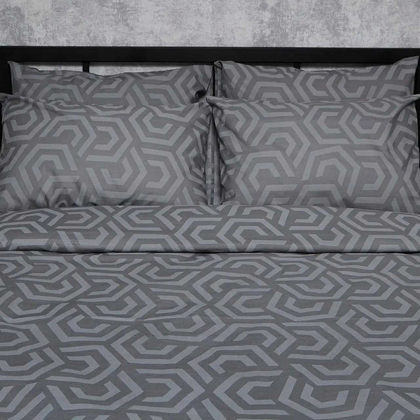 Фото - Комплект постільної білизни Moon&Star Бязь Gold Люкс «Urban Style» 200х220 нав. 4х50х70 (MS-820007223)