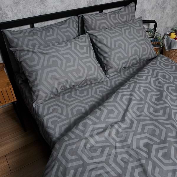 Фото - Комплект постельного белья Moon&Star Бязь Gold Люкс «Urban Style» 143х210 см нав. 4х50х70 (MS-820007228)