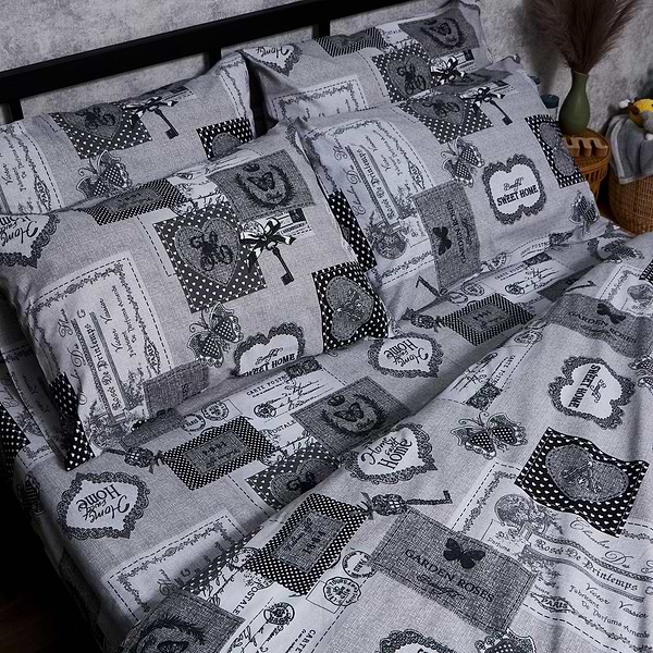 Фото - Комплект постельного белья Moon&Star Бязь Gold Люкс «Vintage Keys» King Size 220x240 нав. 2х40х60 (MS-820007280)