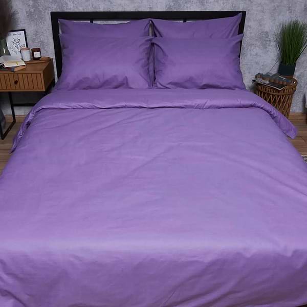 Фото - Комплект постільної білизни Moon&Star Бязь Gold Люкс «Violet Charm» King Size 220x240 нав. 4х70х70 (MS-820007319)