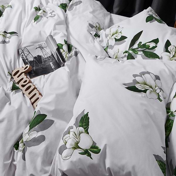 Фото - Комплект постельного белья Moon&Star Бязь Gold Люкс Wisteria White 143х210 нав. 2х50х70 (MS-820007471)