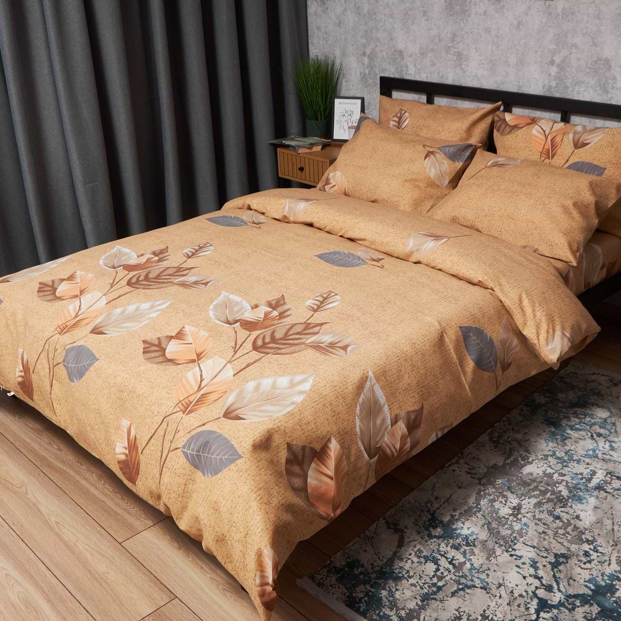 Комплект постельного белья Moon&Star Premium Amber Leaf 160х220х2 (MS-820007523)