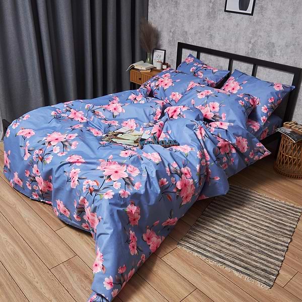 Фото - Комплект постельного белья Moon&Star Микросатин Premium «Blossom Sky» King Size 220x240 см нав. 4х50х70 (MS-820007528)