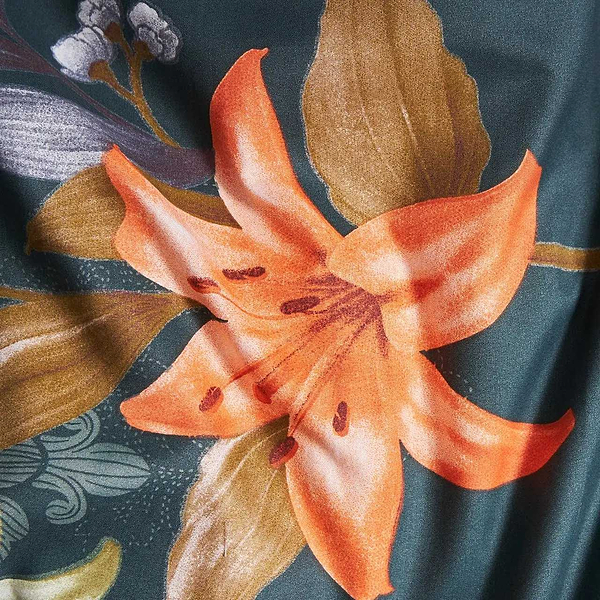 Фото - Комплект постільної білизни Moon&Star Мікросатин Premium Floral Nocturne 160х220 см нав. 40х60 2 шт. (MS-890000678)