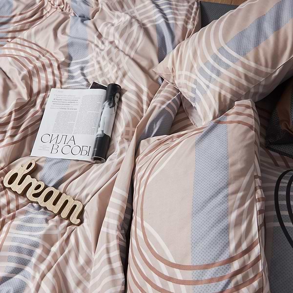 Фото - Комплект постільної білизни Moon&Star Мікросатин Premium «Free Spirit» 143х210 см нав. 4х50х70 (MS-820007753)