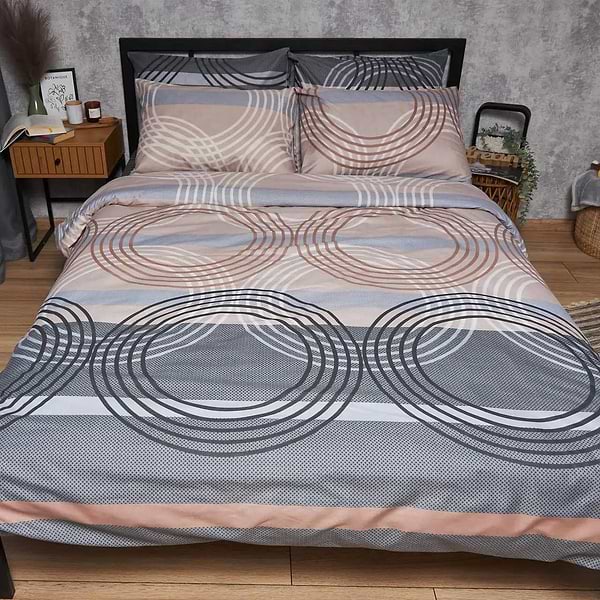 Фото - Комплект постільної білизни Moon&Star Мікросатин Premium «Free Spirit» 143х210 см нав. 2х70х70 (MS-820007752)