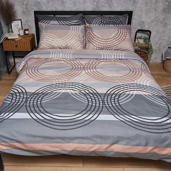 Фото - Комплект постільної білизни Moon&Star Мікросатин Premium «Free Spirit» 143х210 см нав. 4х50х70 (MS-820007753)