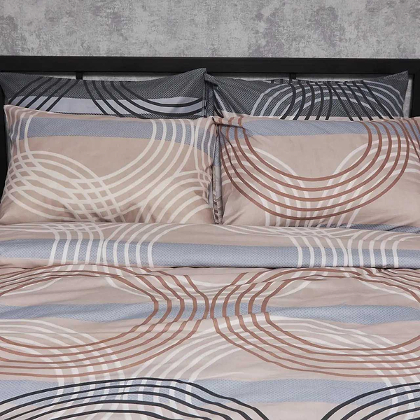 Фото - Комплект постільної білизни Moon&Star Мікросатин Premium «Free Spirit» 175х210 см нав. 4х70х70 (MS-820007744)