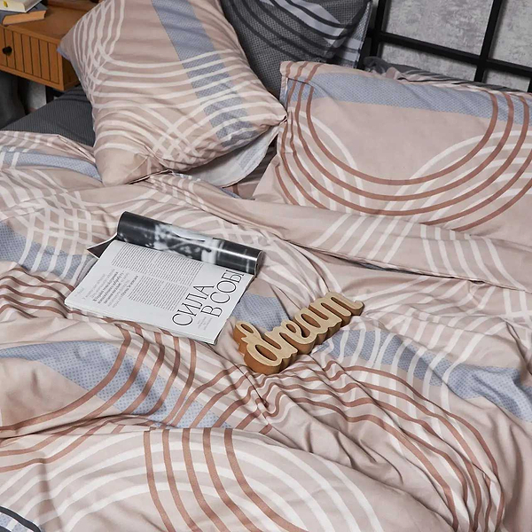 Фото - Комплект постільної білизни Moon&Star Мікросатин Premium «Free Spirit» 175х210 см нав. 4х70х70 (MS-820007744)