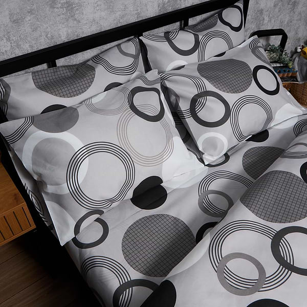 Фото - Комплект постельного белья Moon&Star Микросатин Premium Orbit Elegance 143x210 нав. 4х50х70 (MS-820008008)