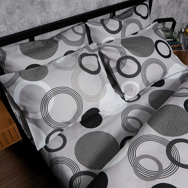 Фото - Уцінка - Комплект постільної білизни Moon&Star Мікросатин Premium Orbit Elegance 175х210 нав. 2х70х70 (MS-820007987)