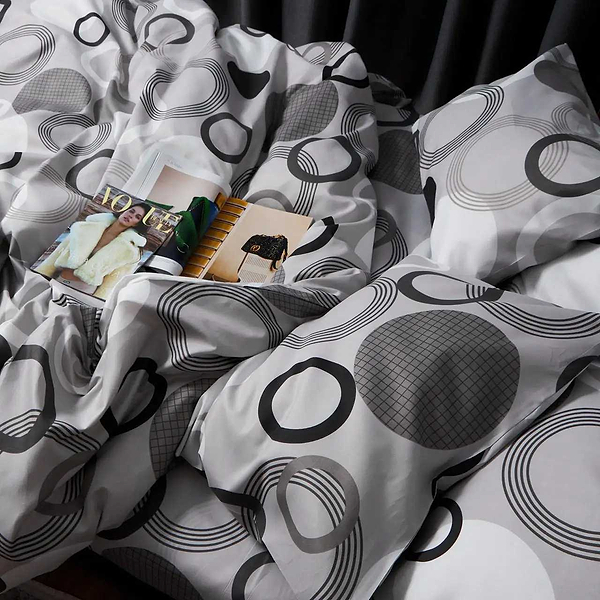 Фото - Уцінка - Комплект постільної білизни Moon&Star Мікросатин Premium Orbit Elegance 175х210 нав. 2х70х70 (MS-820007987)