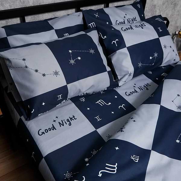 Фото - Комплект постільної білизни Moon&Star Мікросатин Premium Zodiac Dream 160x220 нав. 2х50х70 (MS-820008116)