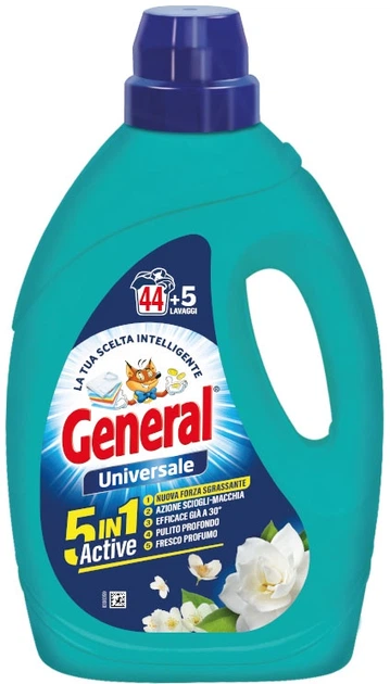 Гель для стирки General Универсальный 5в1 1.98 л (8001990039041)