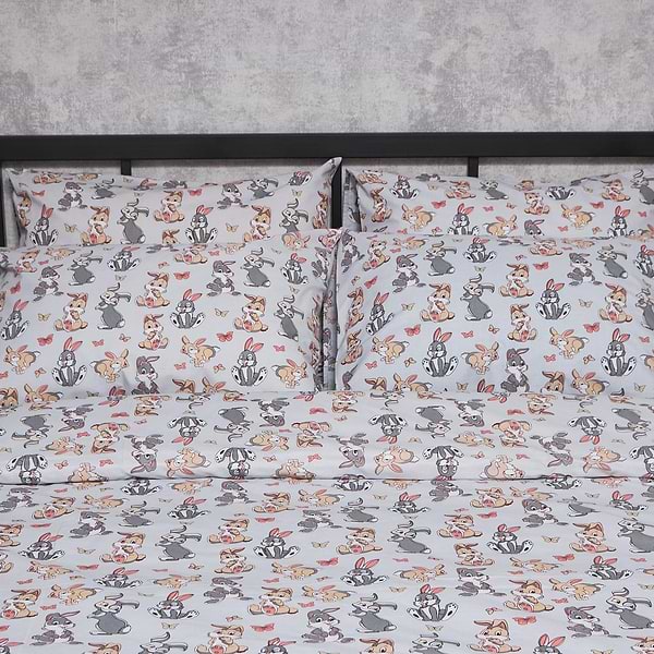 Фото - Комплект постільної білизни Moon&Star Бязь Gold Люкс Bunny Dreams 175х210 нав. 2х40х60 (MS-820006060)