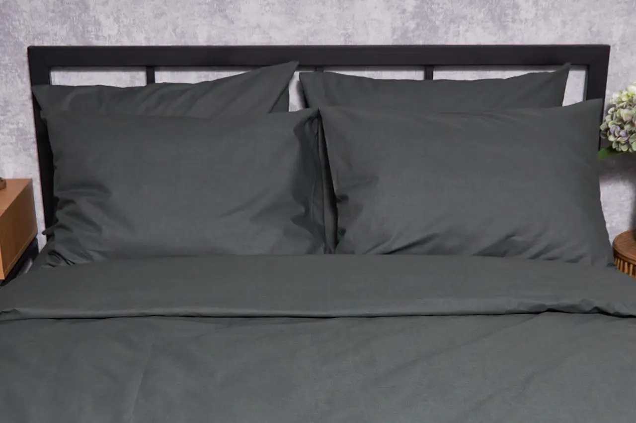 Наволочка Moon&Star Бязь Gold Люкс Dark Green 40х40 2 шт. (MS-840000024)