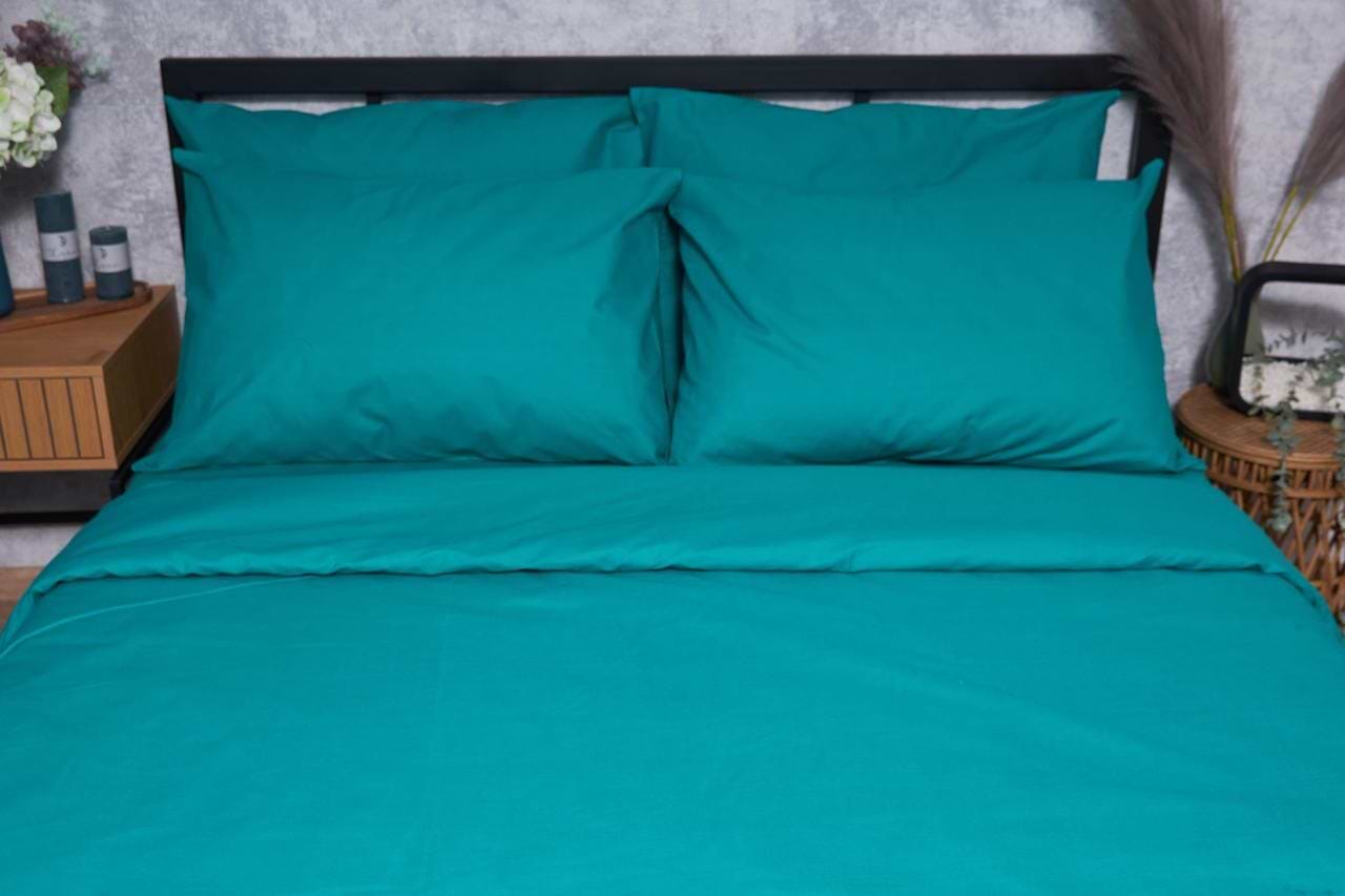 Наволочка Moon&Star набір Бязь Gold Люкс Green Deep 50х50 2 шт. (MS-840000050)