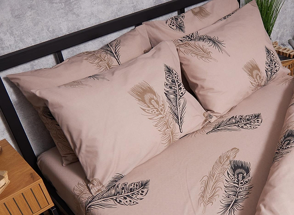 Фото - Наволочка Moon&Star набор Бязь Gold Люкс Feathers 50х50 2 шт. (MS-840000152)