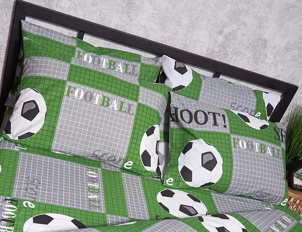 Фото - Наволочка Moon&Star Бязь Gold Люкс Football 70х70 2 шт. (MS-840000173)