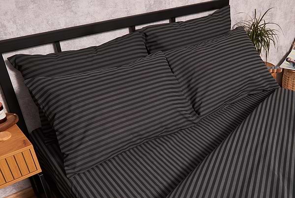 Фото - Наволочка Moon&Star набір Бязь Gold Люкс Gray Stripe 50х50 2 шт. (MS-840000212)