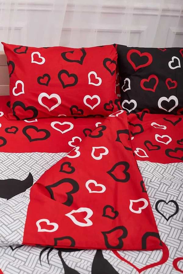 Фото - Наволочка Moon&Star Бязь Gold Люкс Love Cats 60х60 см 2 шт. (MS-840000268)