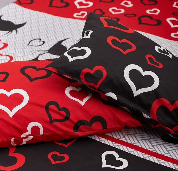 Фото - Наволочка Moon&Star набір Бязь Gold Люкс Love Cats 50х50 2 шт. (MS-840000266)