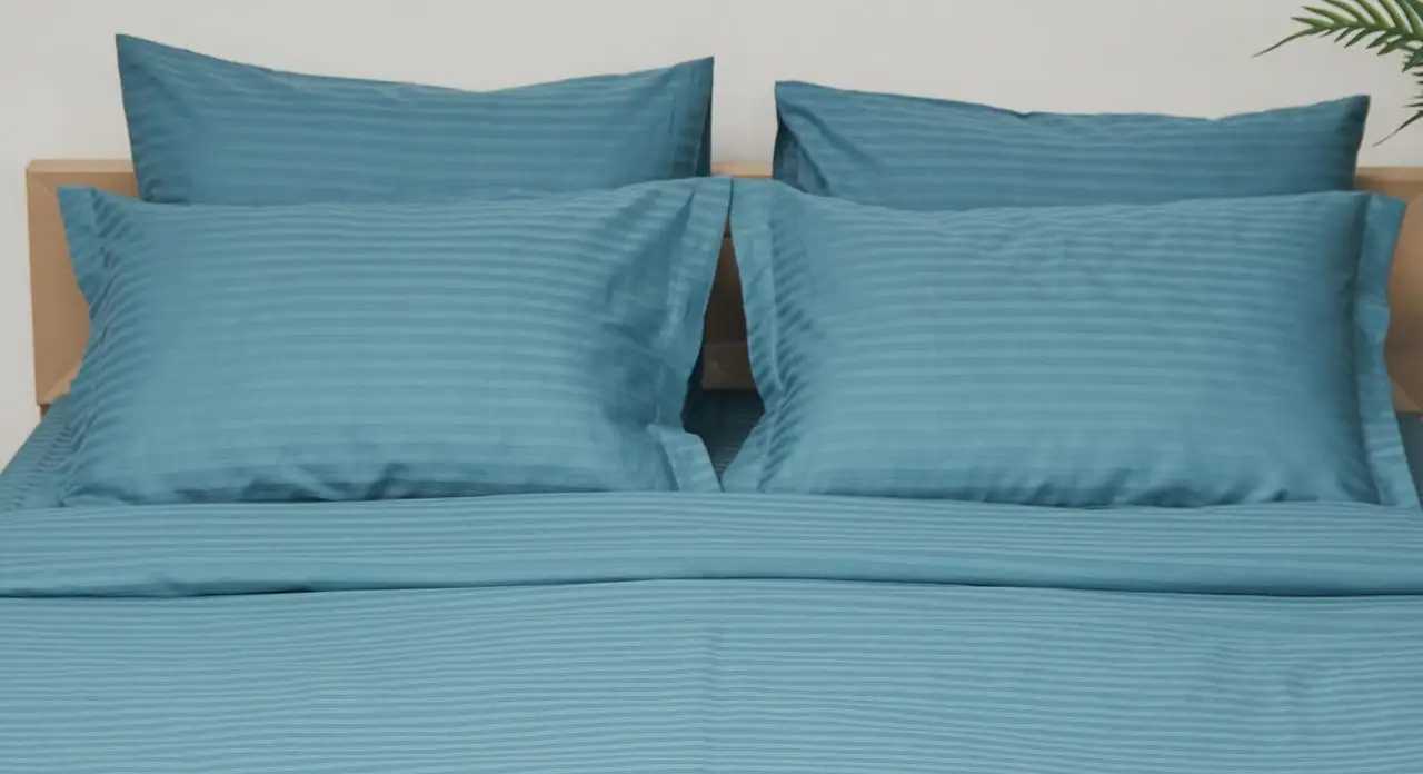 Наволочка Moon&Star Satin Stripe Stripe Green 40х60 см 2 шт. (MS-840000409)