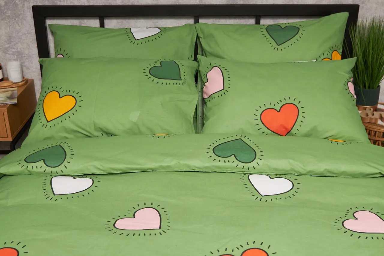 Наволочка Moon&Star Бязь Gold Люкс Rainbow Hearts 40х60 см 2 шт. (MS-840000667)