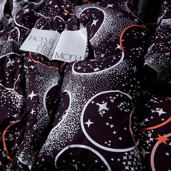 Фото - Наволочка Moon&Star набір Бязь Gold Люкс Cosmic Vibes 50х50 2 шт. (MS-840000824)