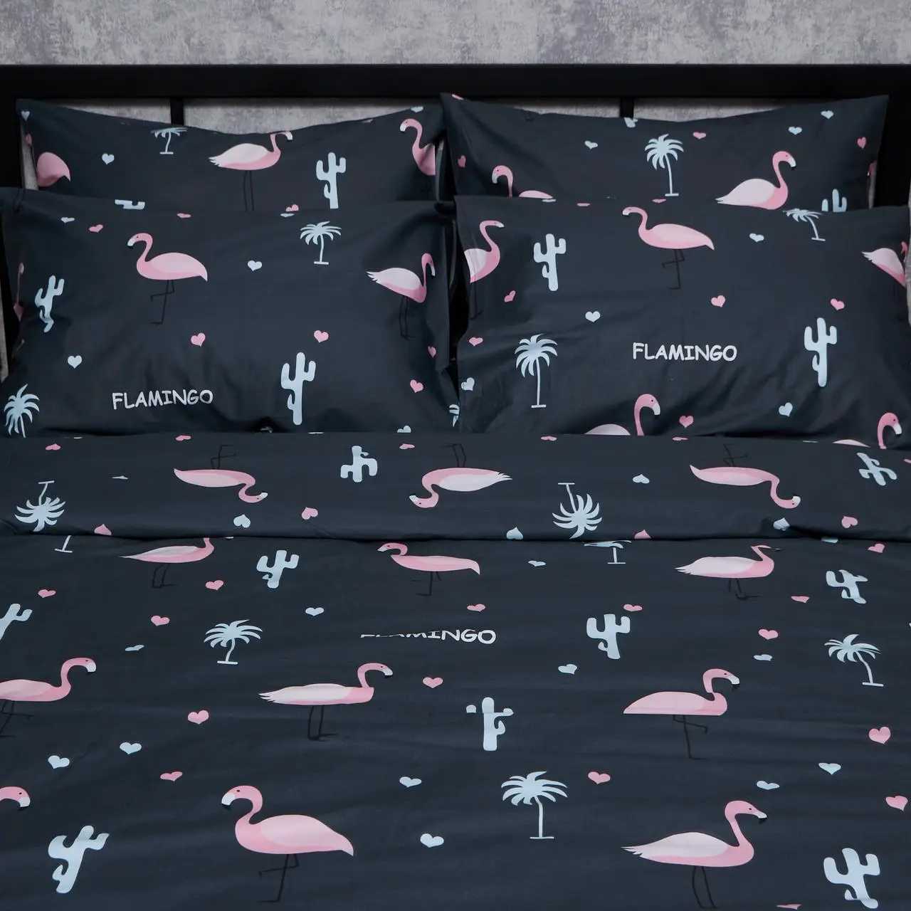 Наволочка Moon&Star Satin Elit Flamingo 40х60 2 шт (MS-840001195)
