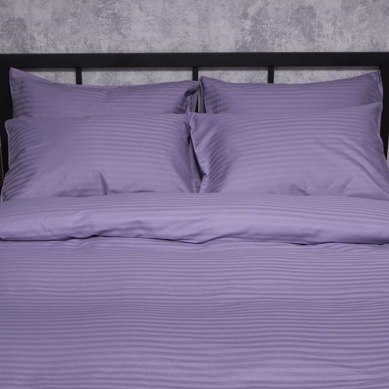 Наволочка Moon&Star набір Satin Stripe Soft Lilac 50х50 2 шт. (MS-840001262)