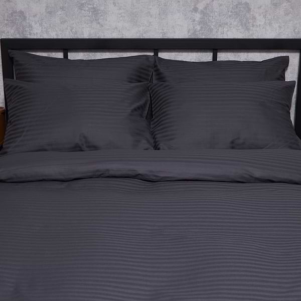 Фото - Наволочка Moon&Star Satin Stripe Dark Serenity 60х60 2 шт. (MS-840001246)