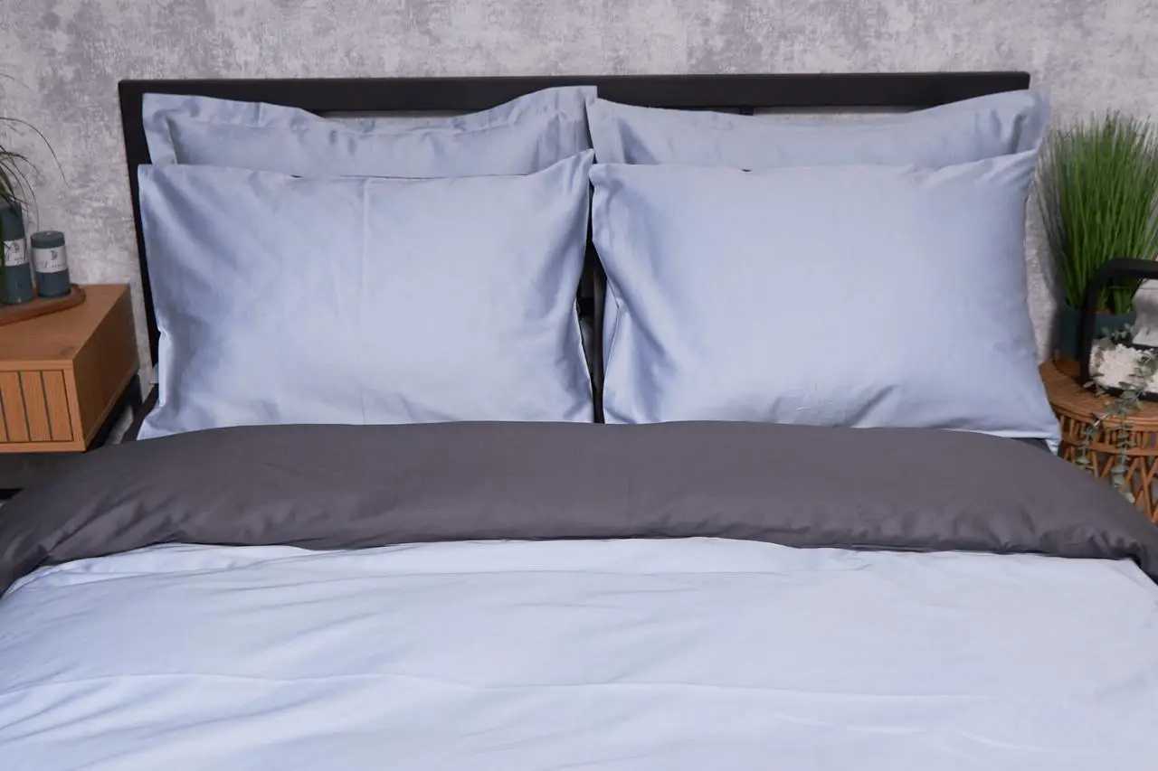 Наволочка Moon&Star Satin Premium Skyline Gray 40х40 2 шт. (MS-840000450)