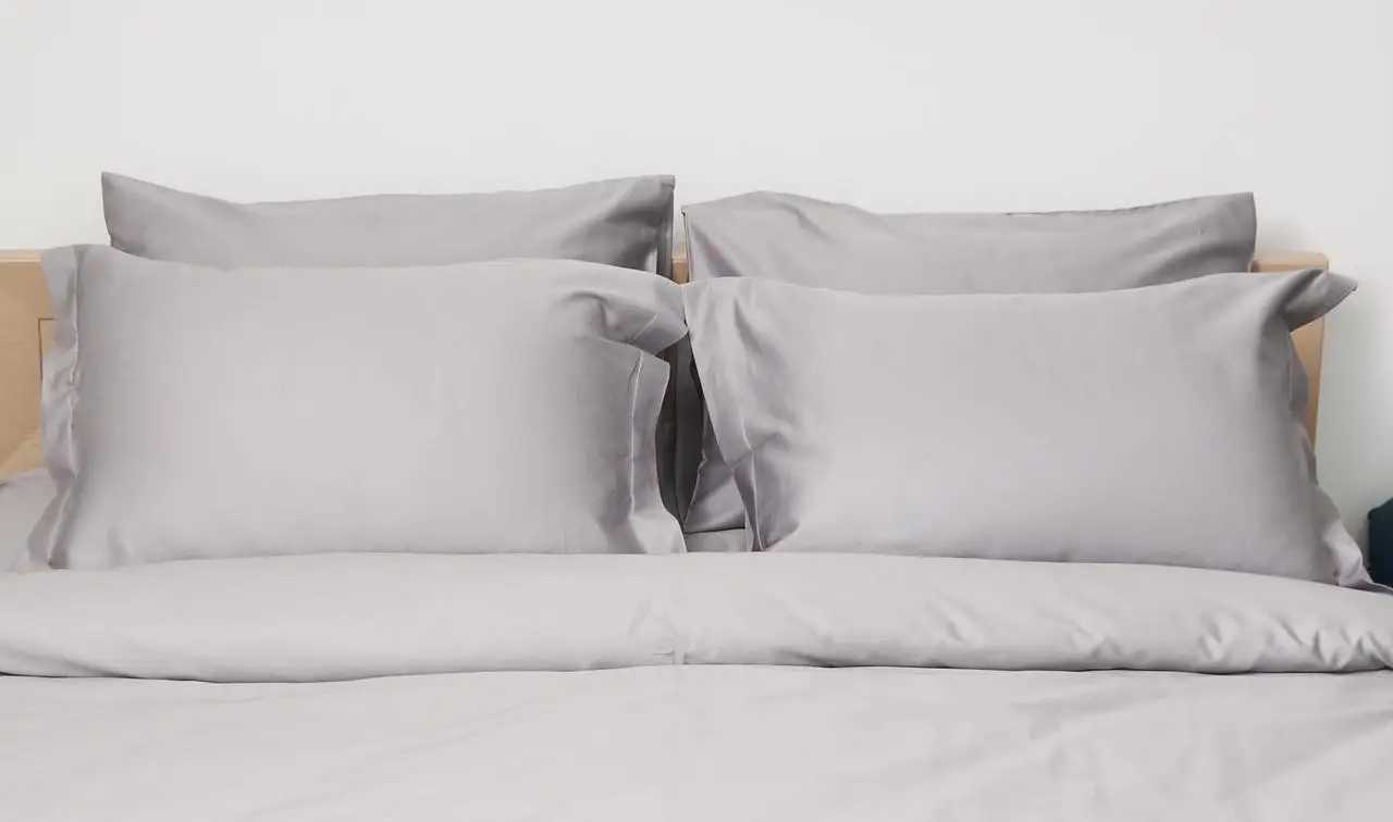 Наволочка Moon&Star Satin Premium Smoke 40х60 см 2 шт. (MS-840000463)