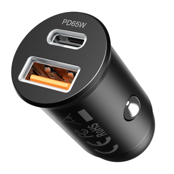 Фото - Автомобільний зарядний пристрій Proove Tiny Power Pro 65W (USB + Type-C) Black