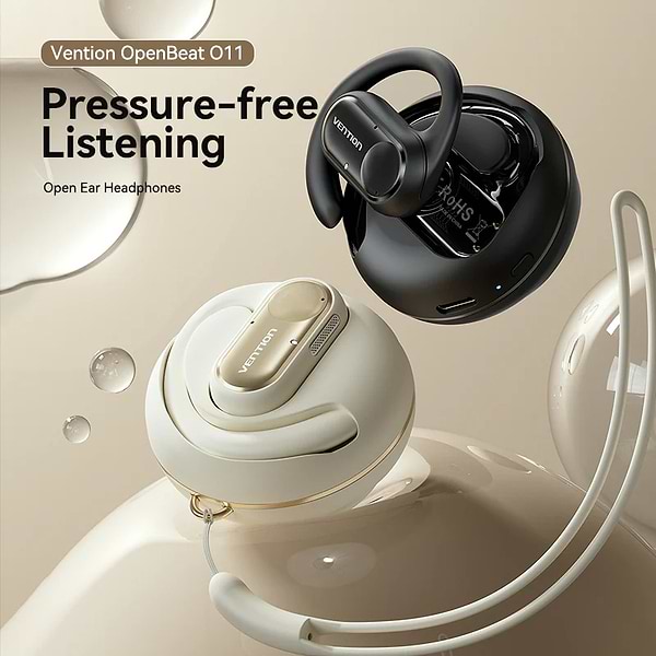 Фото - Навушники вкладиші бездротові TWS Vention OpenBeat O11 Beige (NBPN0)