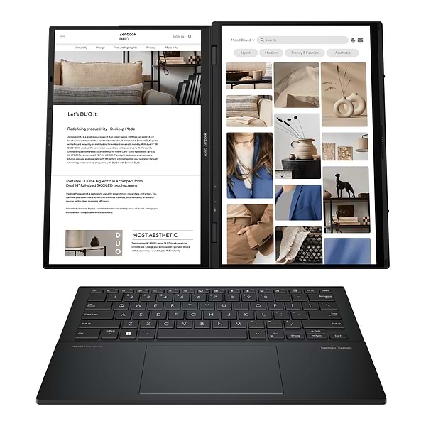Фото - Ноутбук Asus Zenbook Duo UX8406CA-PZ042X Inkwell Gray