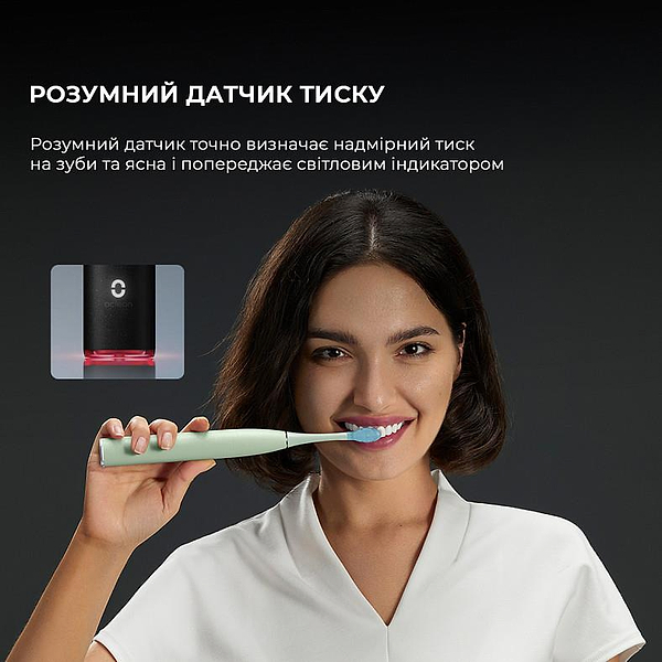 Фото - Зубна щітка електрична Oclean X Ultra 20 S Duo Set Green+Black (6970810557152)