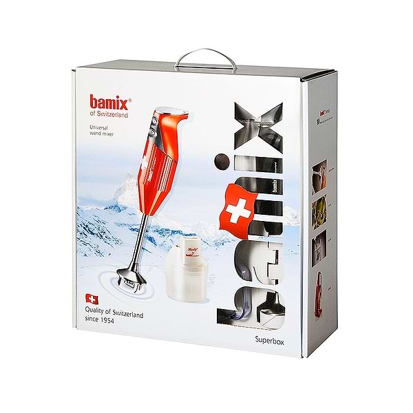 Фото - Блендер міні-комбайн Bamix Superbox Red