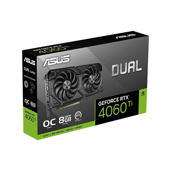 Фото - Видеокарта Asus GeForce RTX 4060 Ti 8GB GDDR6 DUAL OC EVO (DUAL-RTX4060TI-O8G-EVO)