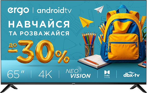 Фото - Телевізор Ergo 65GUS6500