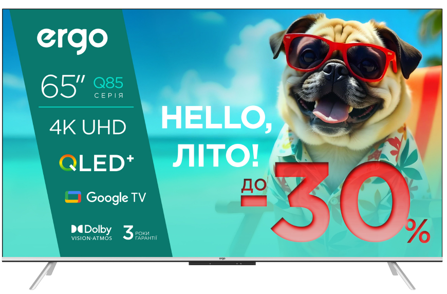 Телевізор Ergo 65JUQ85 - Фото 1